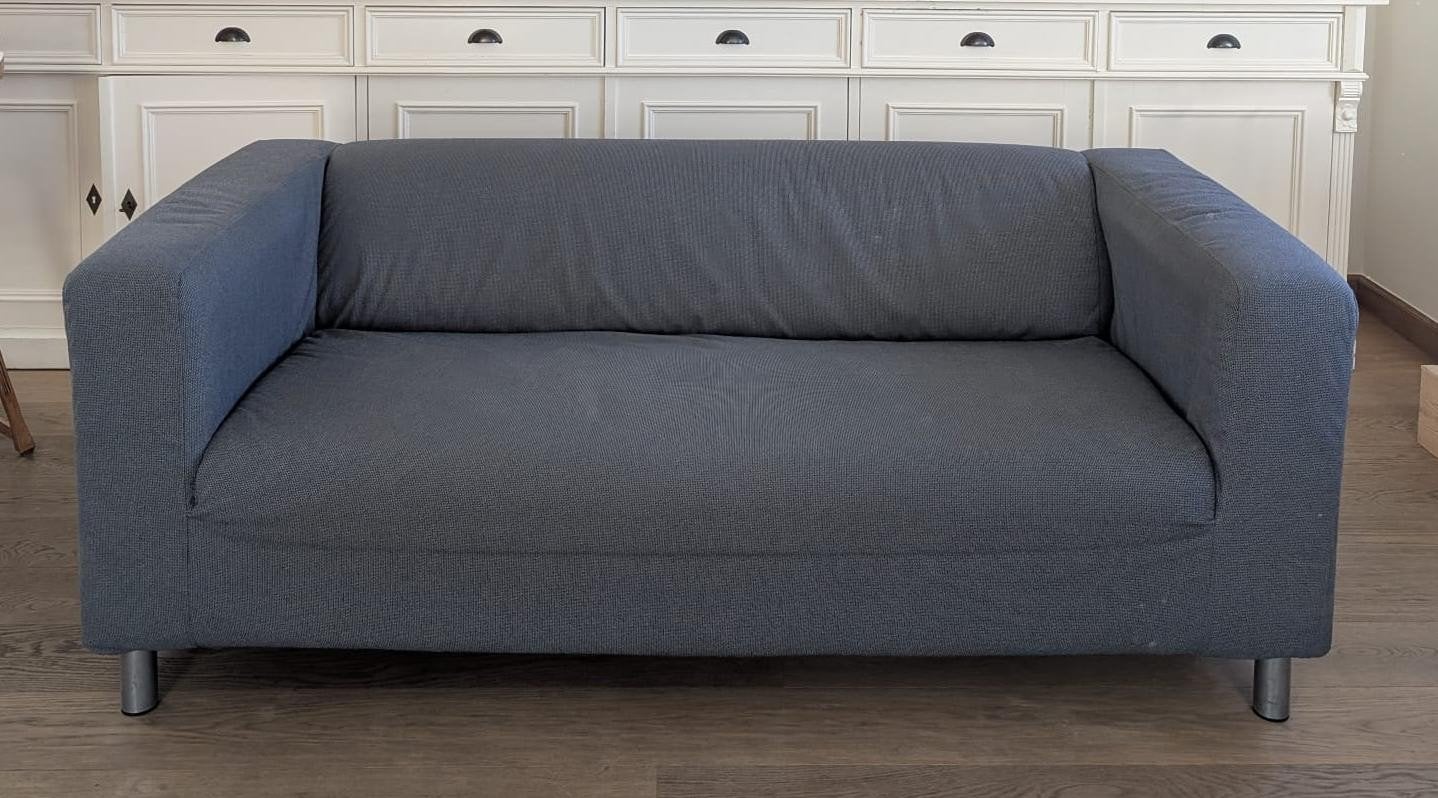 Ikea Klippan 2-zitsbank, Huis en Inrichting, Zetels | Zetels, Gebruikt, Rechte bank, Tweepersoons, 150 tot 200 cm, 75 tot 100 cm