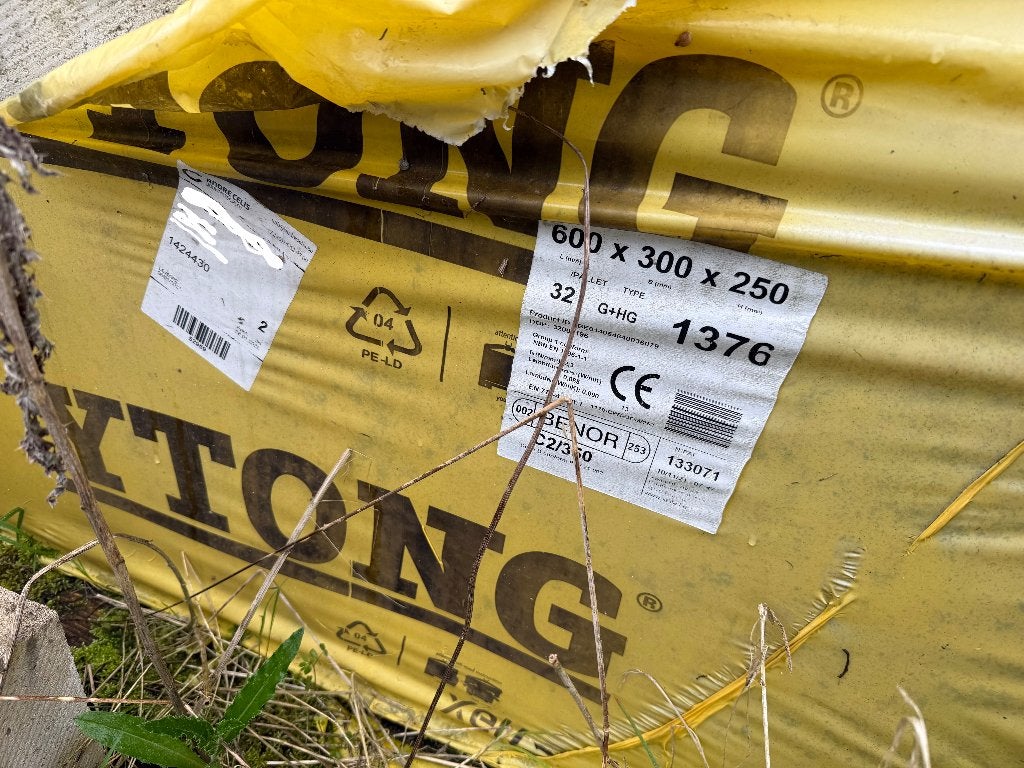 Ytong-blokken, Ophalen, Zo goed als nieuw, Overige typen