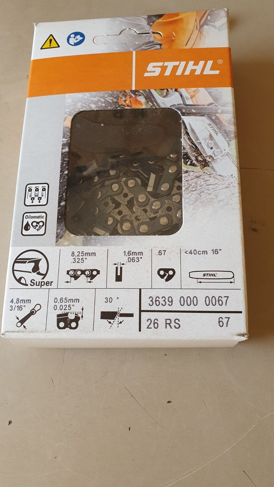 Ketting voor Stihl kettingzaag. Nieuw in verpakking., Ophalen of Verzenden, Nieuw, Stihl