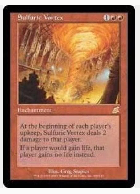 Sulfuric Vortex - SCG - MTG - BIJNA NM, Hobby en Vrije tijd, Verzamelkaartspellen | Magic the Gathering, Ophalen of Verzenden