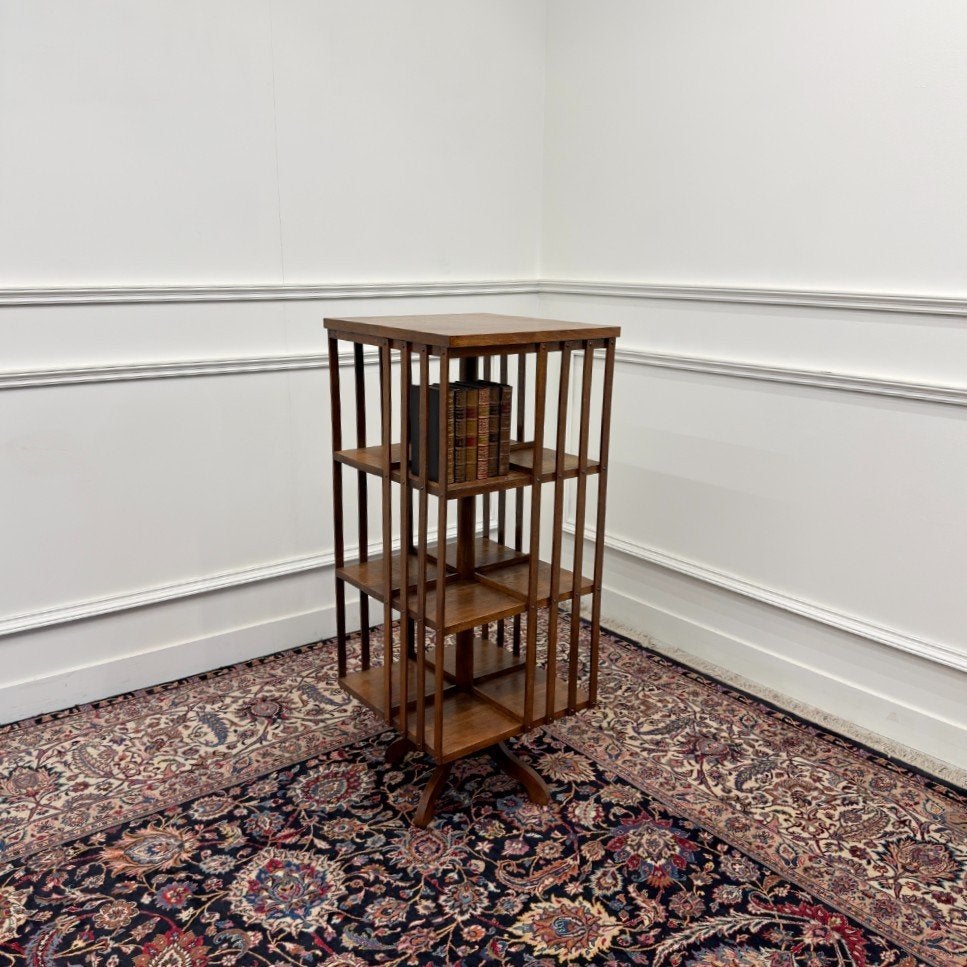 Grote Klassiek Engelse Boekenmolen Roterend, Antiek en Kunst, Ophalen of Verzenden