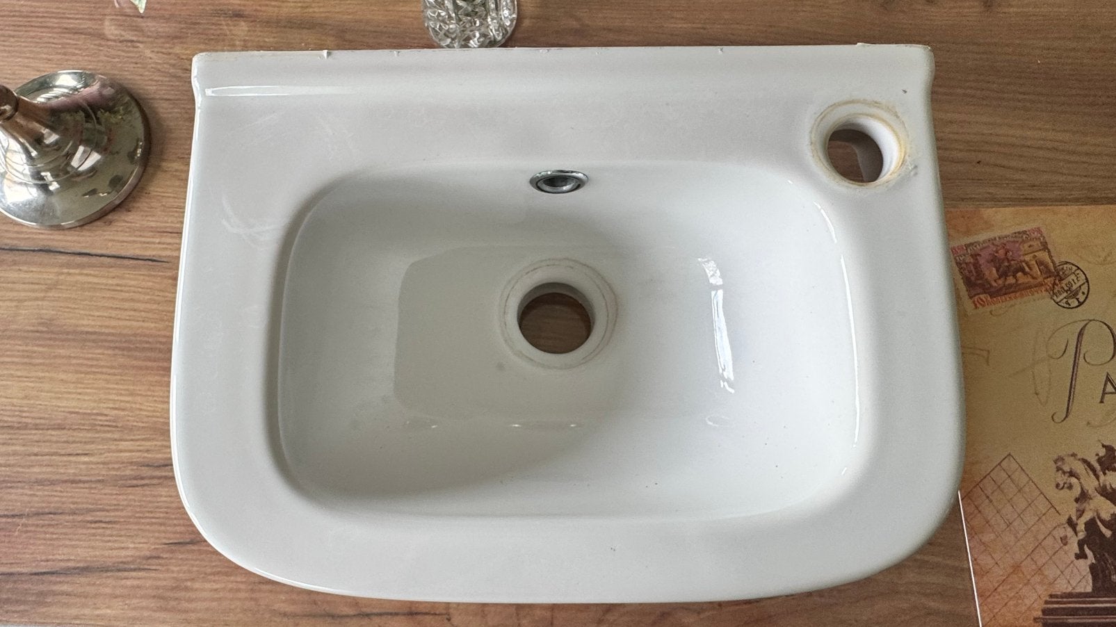 Klein wastafeltje, Ophalen, Zo goed als nieuw, Wastafel