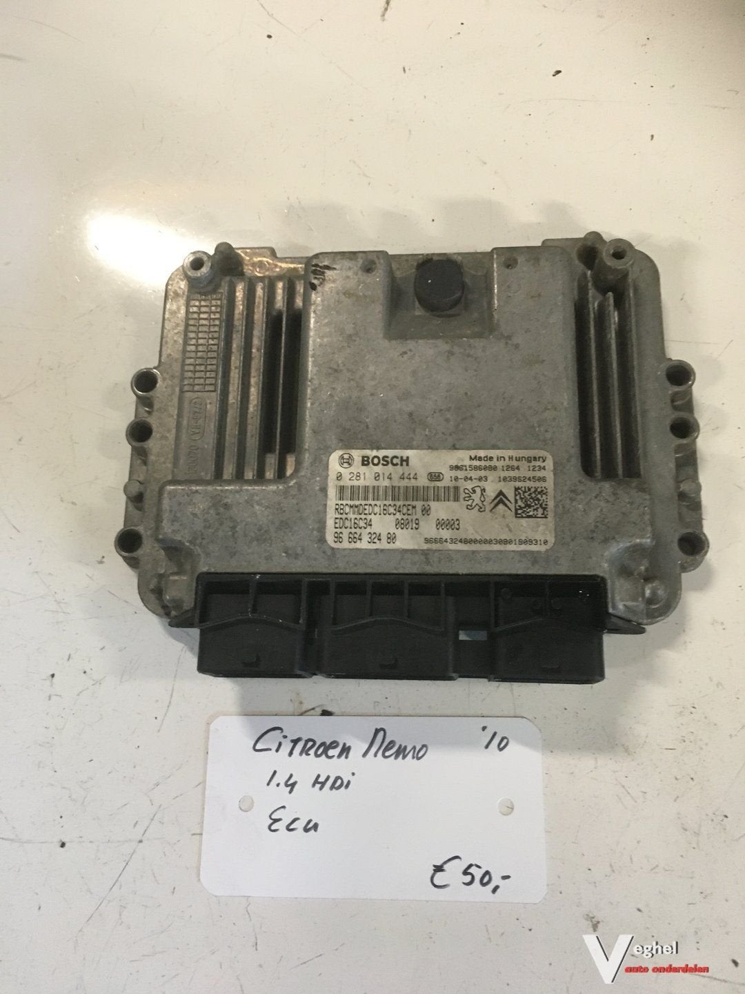 Citroen Nemo 1.4 Hdi 2010 ECU, -, Utilisé, -, -