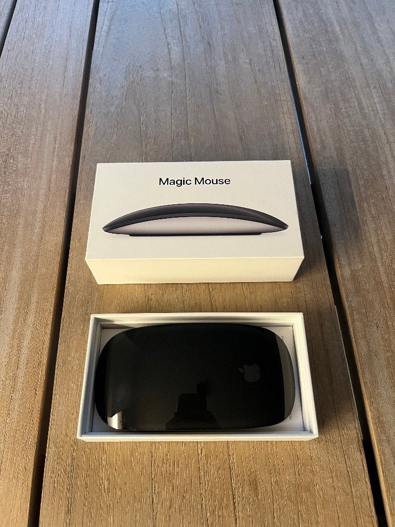 Apple Magic Mouse Zwart A1657 Bluetooth Multi-Touch, Computers en Software, Muizen, Muis, Ophalen of Verzenden, Zo goed als nieuw