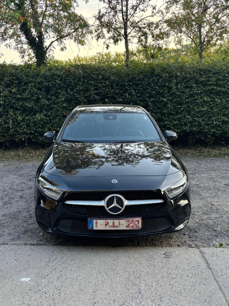 Mercedes A-160, Auto's, Leder en Stof, Zwart, 5 deurs, Particulier