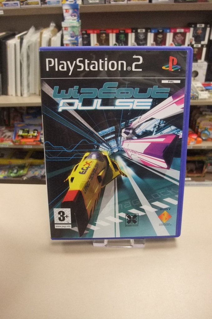 WipEout Pulse (cib) PS2, Enlèvement ou Envoi, 2 joueurs, À partir de 7 ans, Course et Pilotage