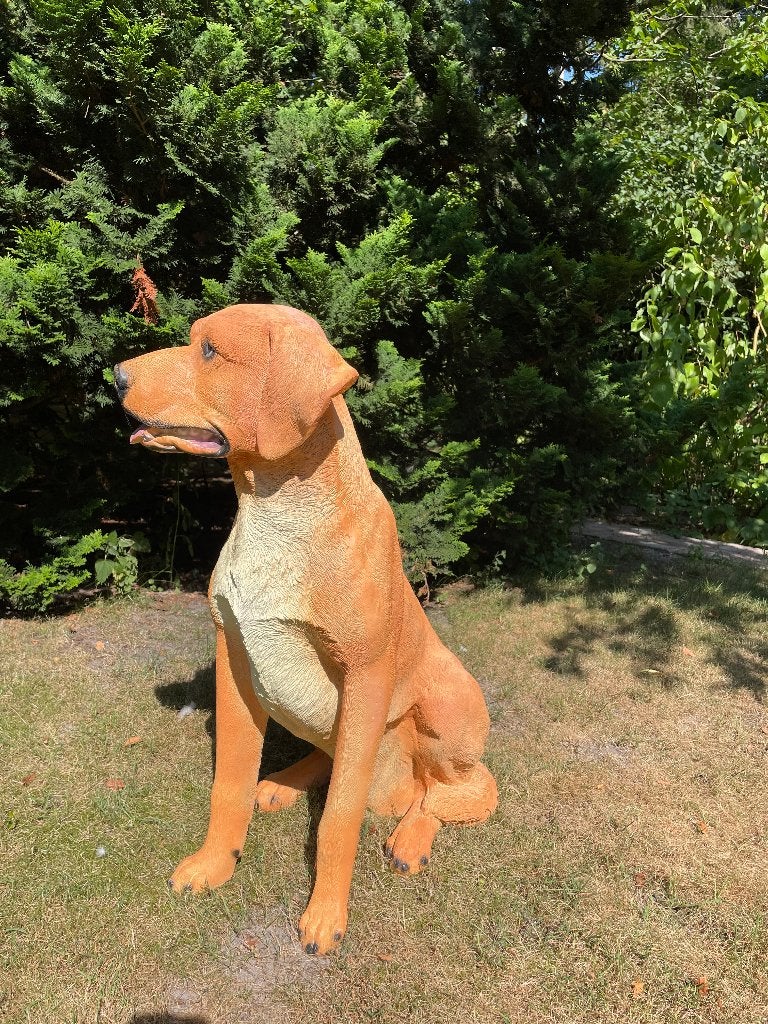 Chien de chasse Labrador Retriever, jardin, étang 80cm, Jardin & Terrasse, Enlèvement, Neuf, Synthétique, Animal