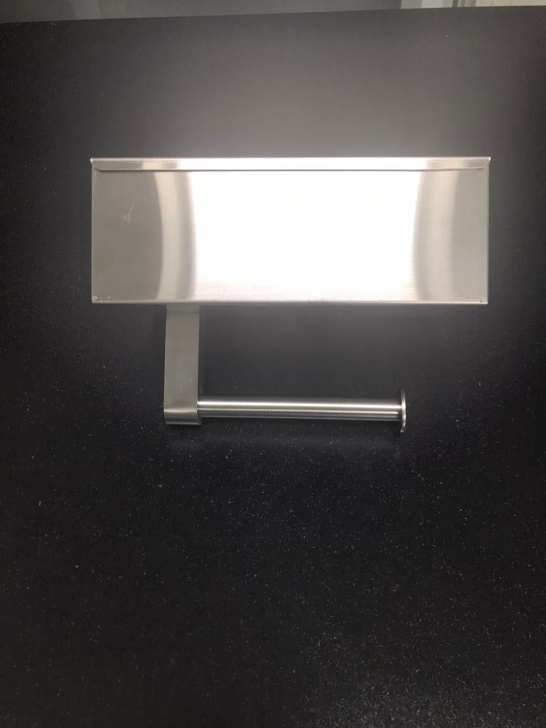 Inox wc rolhouder, Doe-het-zelf en Bouw, Ophalen, Nieuw, Inox, Toilet