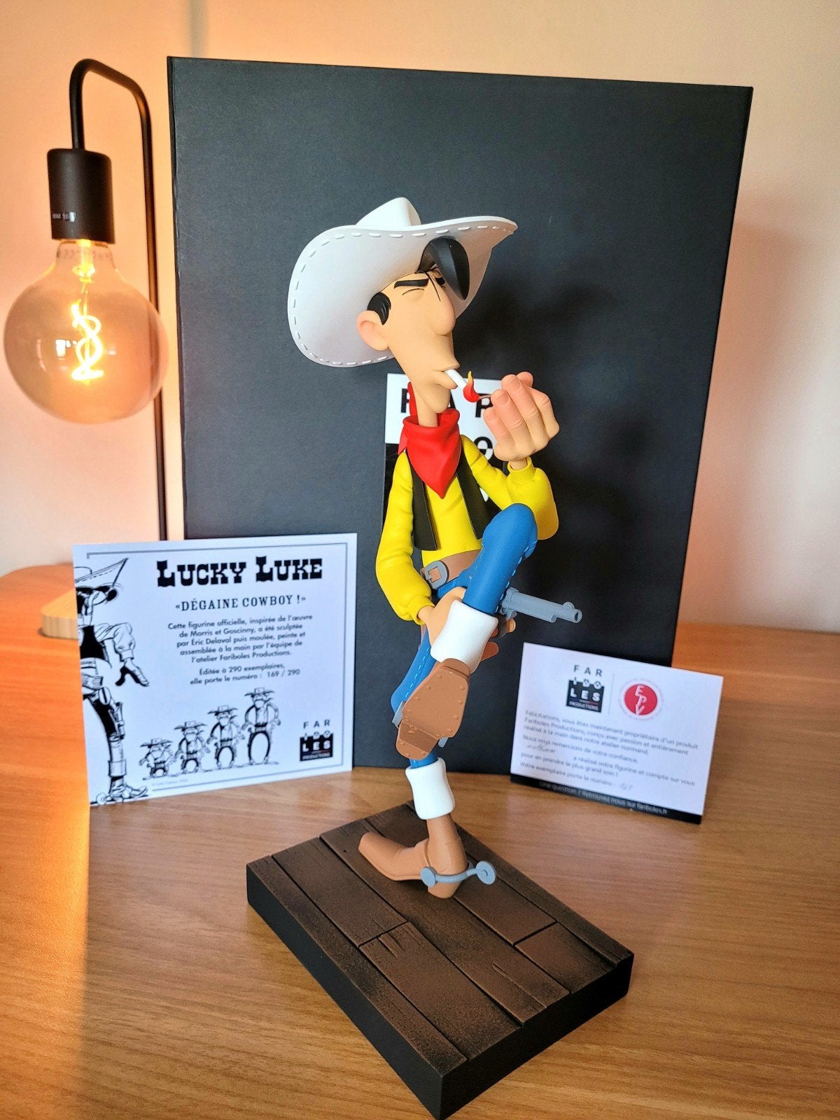 Lucky Luke „Draw Cowboy!” Figuur” Fariboles 2024, Ophalen of Verzenden