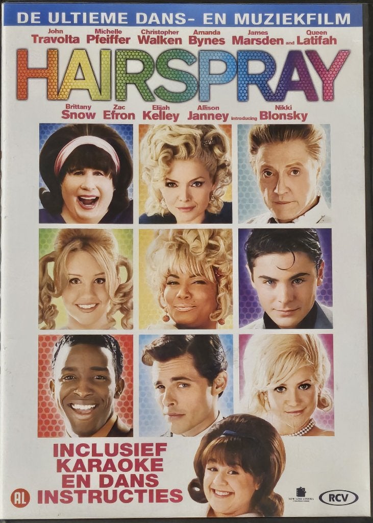 Hairspray (2007), CD & DVD, DVD | Comédie, Enlèvement ou Envoi, Comme neuf, Anglais, Néerlandais