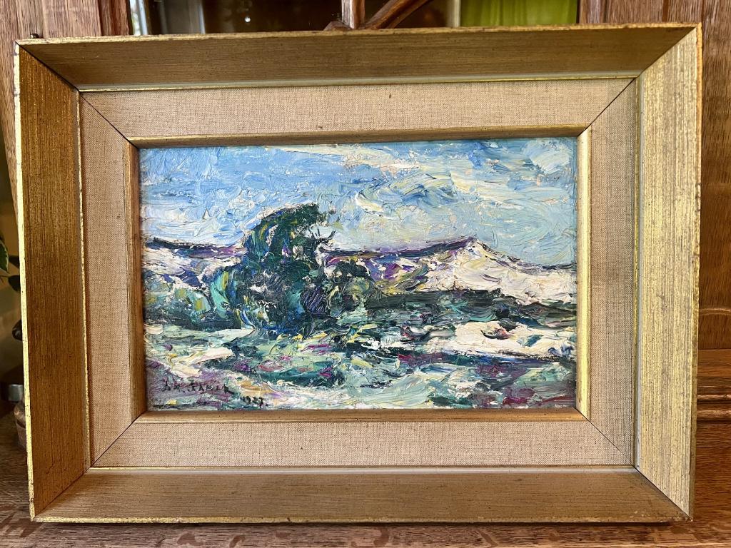 Armand Jamar. Paysage de montagne. 1927., Antiquités & Art, Enlèvement ou Envoi