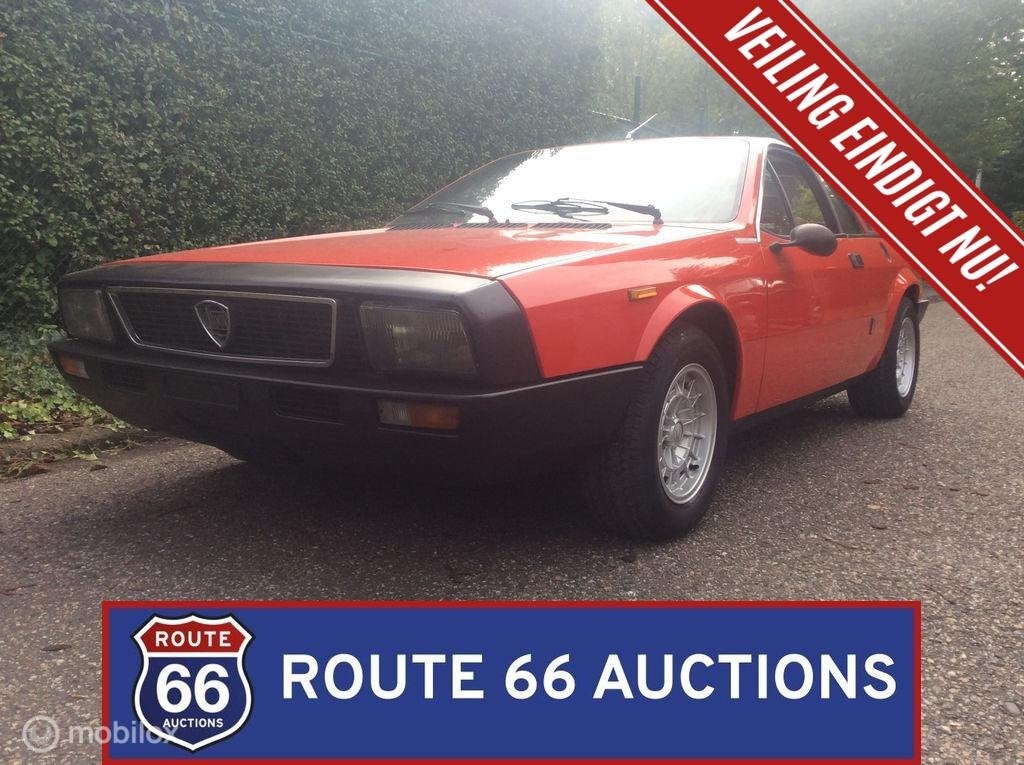 Lancia Beta Montecarlo | 1977 | Route 66 Auctions, Autos, Achat, Entreprise, Boîte manuelle, Autre carrosserie
