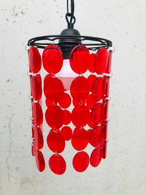 Hanglamp in seventies stijl, Ophalen, Zo goed als nieuw, Kunststof, Vintage