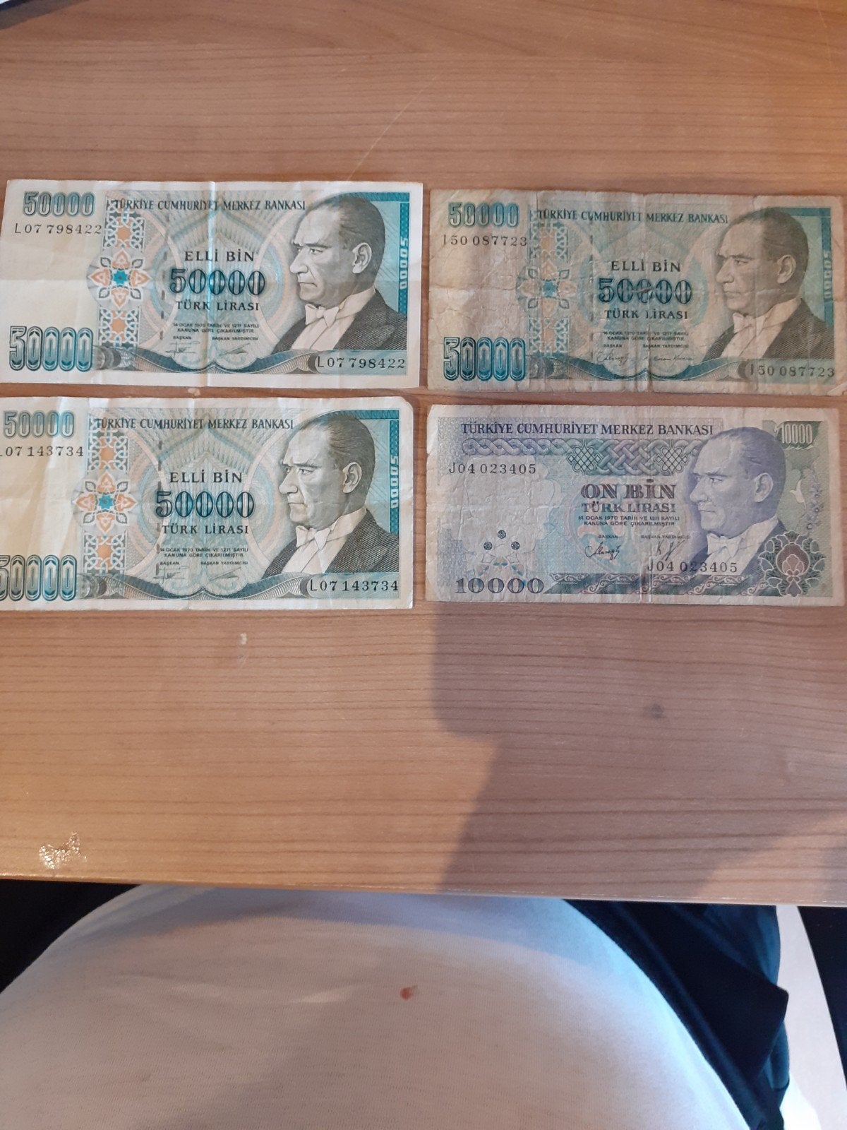 Biljetten  Turkije, Ophalen
