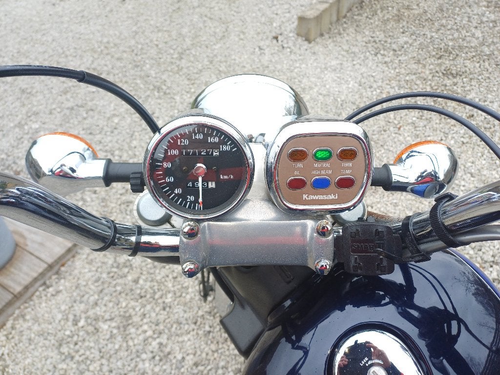 Moto Kawasaki 500 EN, Motoren, 2 cilinders, Chopper, 500 cc