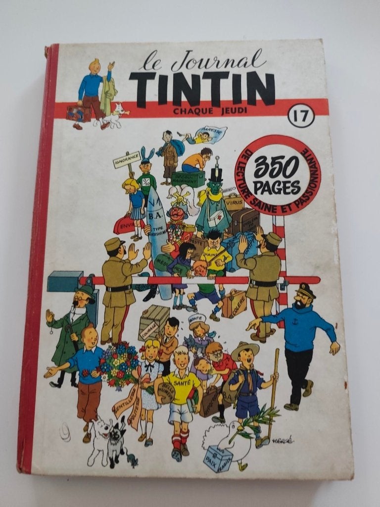 Journal Tintin – Recueil n17, Une BD, Enlèvement ou Envoi, Utilisé