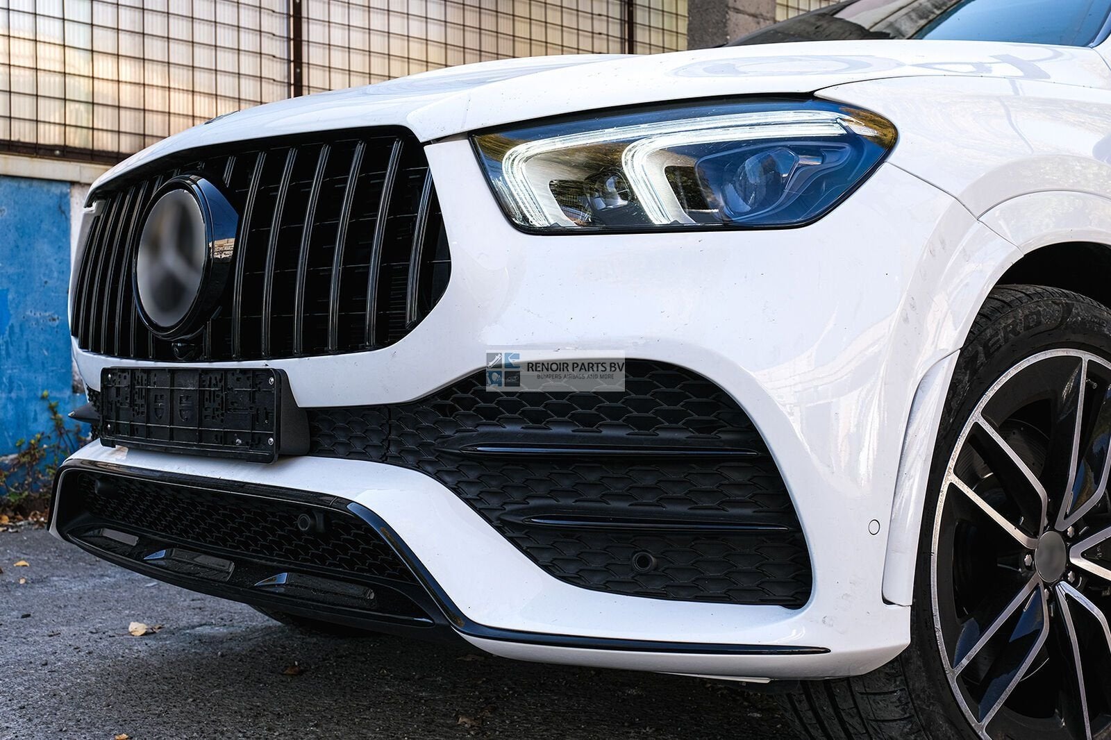 Grill Mercedes GLE W167 GT PANAMERICANA AMG Gril BLACK 2018-, Gebruikt, -, -, Ophalen of Verzenden