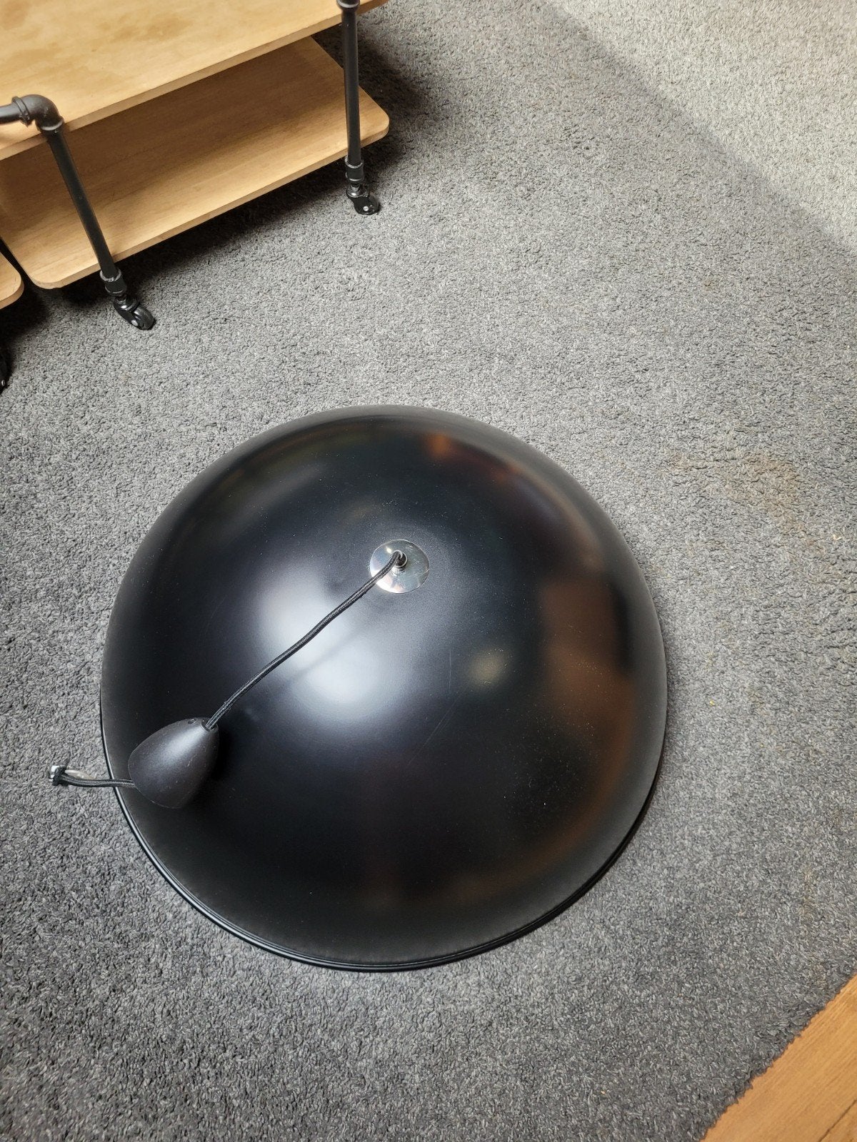 grote lampenkap, Ophalen