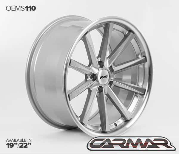 22'' OEMS 110 - Wheels Set voor BMW X5 zilver/machined, Velg(en), -, -, Nieuw