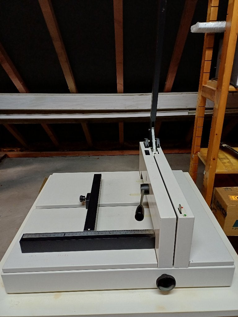 Papier snijmachine (type hefboom), Ophalen, Gebruikt, Overige typen