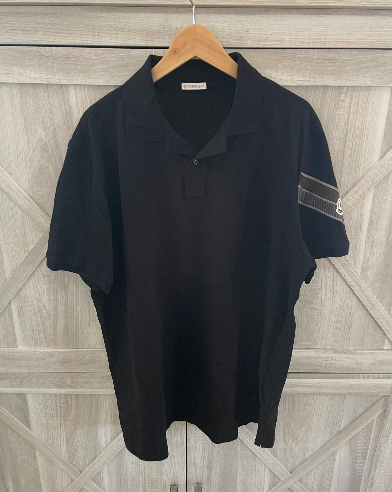 Polo Moncler, Ophalen of Verzenden, Nieuw, Overige maten, Zwart