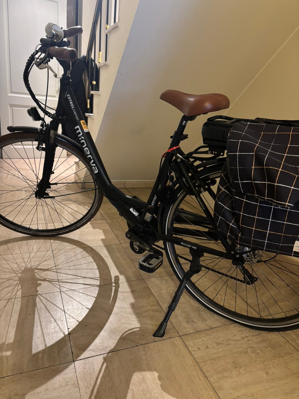 Elektrische fiets Minerva Comfort, Enlèvement, Utilisé, 50 km par batterie ou plus, Autres marques