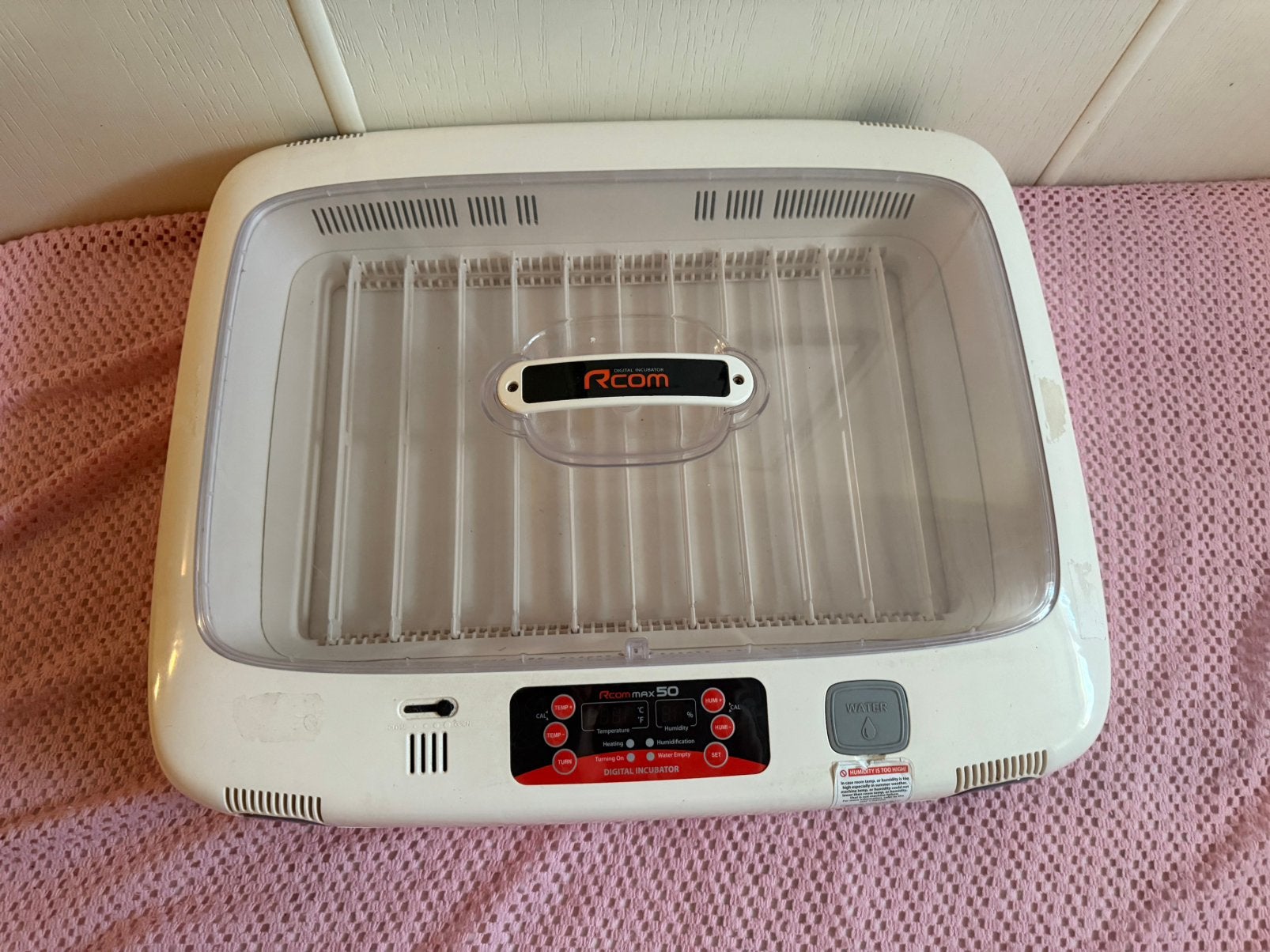 Rcom 50 Max Broedmachine, Ophalen of Verzenden, Broedmachine