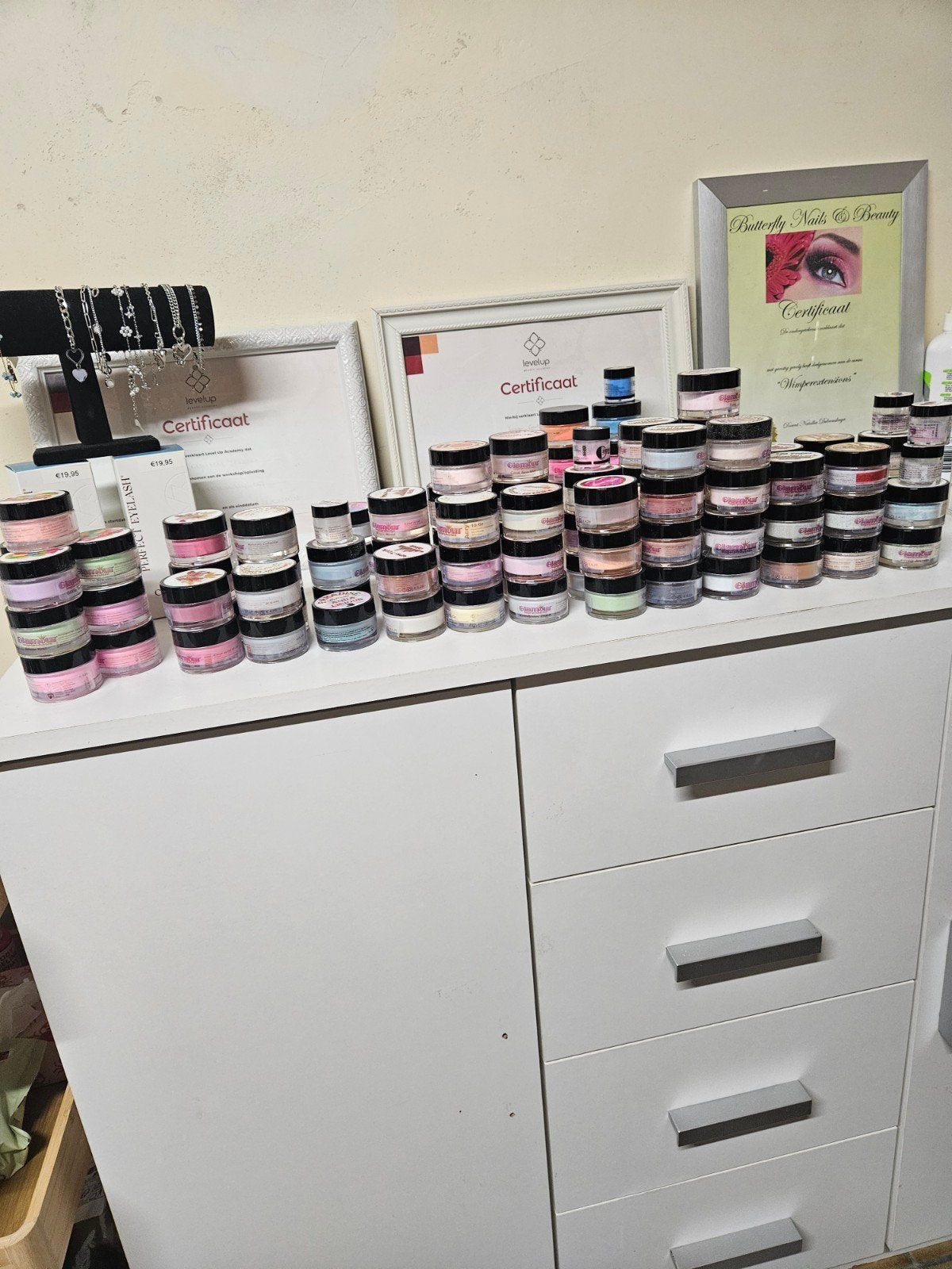 acryl poeders, Sport en Fitness, Gezondheidsproducten en Wellness, Ophalen of Verzenden, Gebruikt, Overige typen