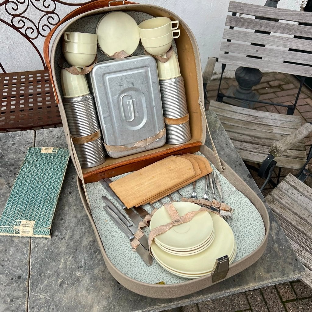 VW Lotu-thum picknickset klassieke auto Porsche, Auto diversen, Auto-accessoires, Ophalen of Verzenden, Gebruikt