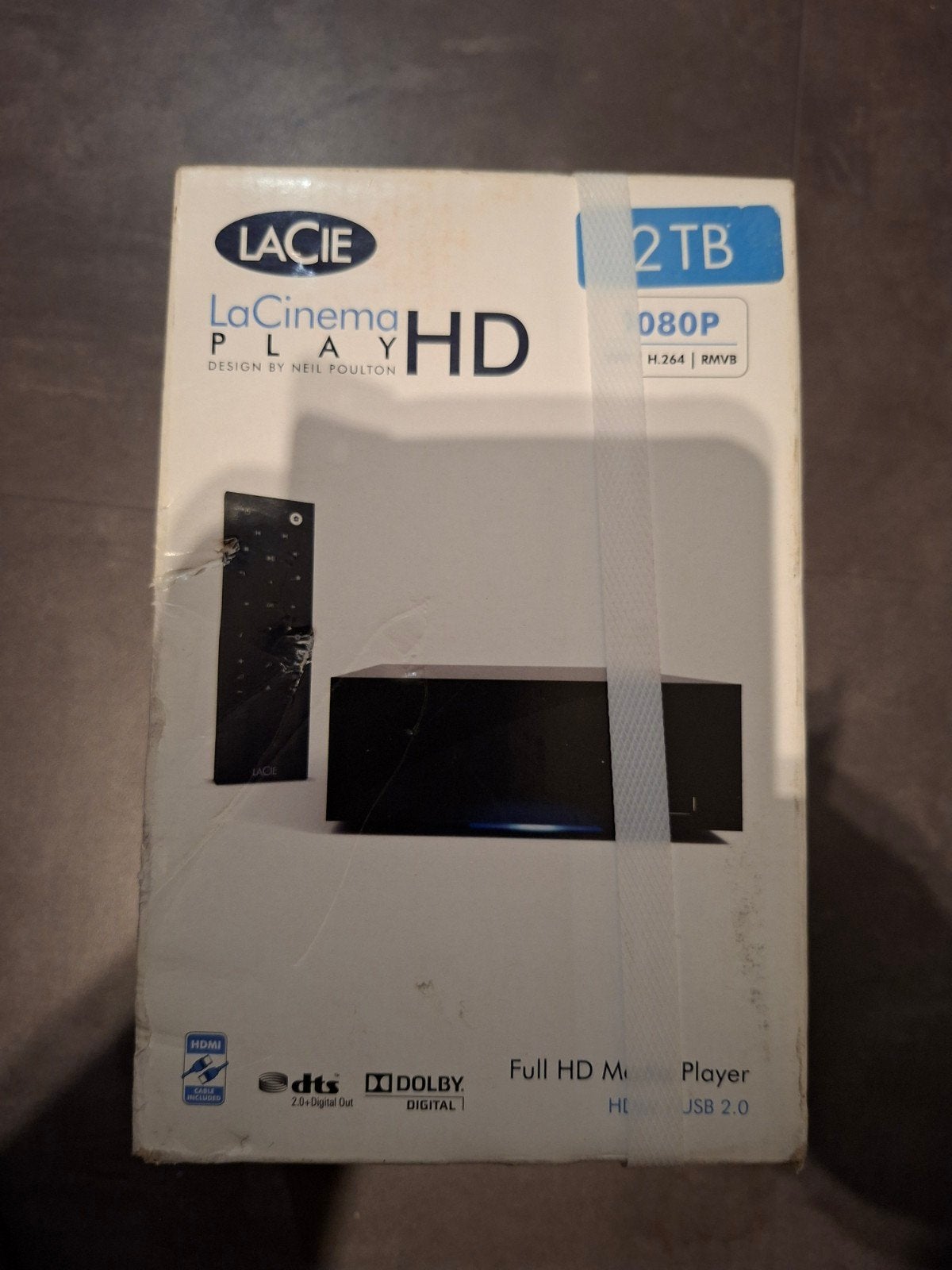 lacie Lacinema play HD 2TB, Audio, Tv en Foto, Decoders en Harddiskrecorders, Ophalen, Nieuw, Harddiskrecorder
