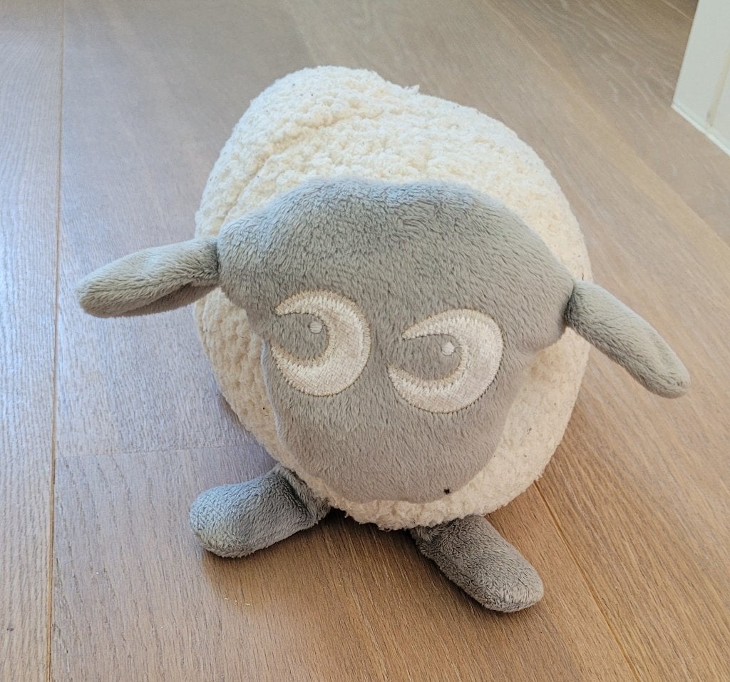 Ewan the sheep_Slaapknuffel met geluiden en licht, Kinderen en Baby's, Speelgoed | Knuffels en Pluche, Gebruikt, Overige typen