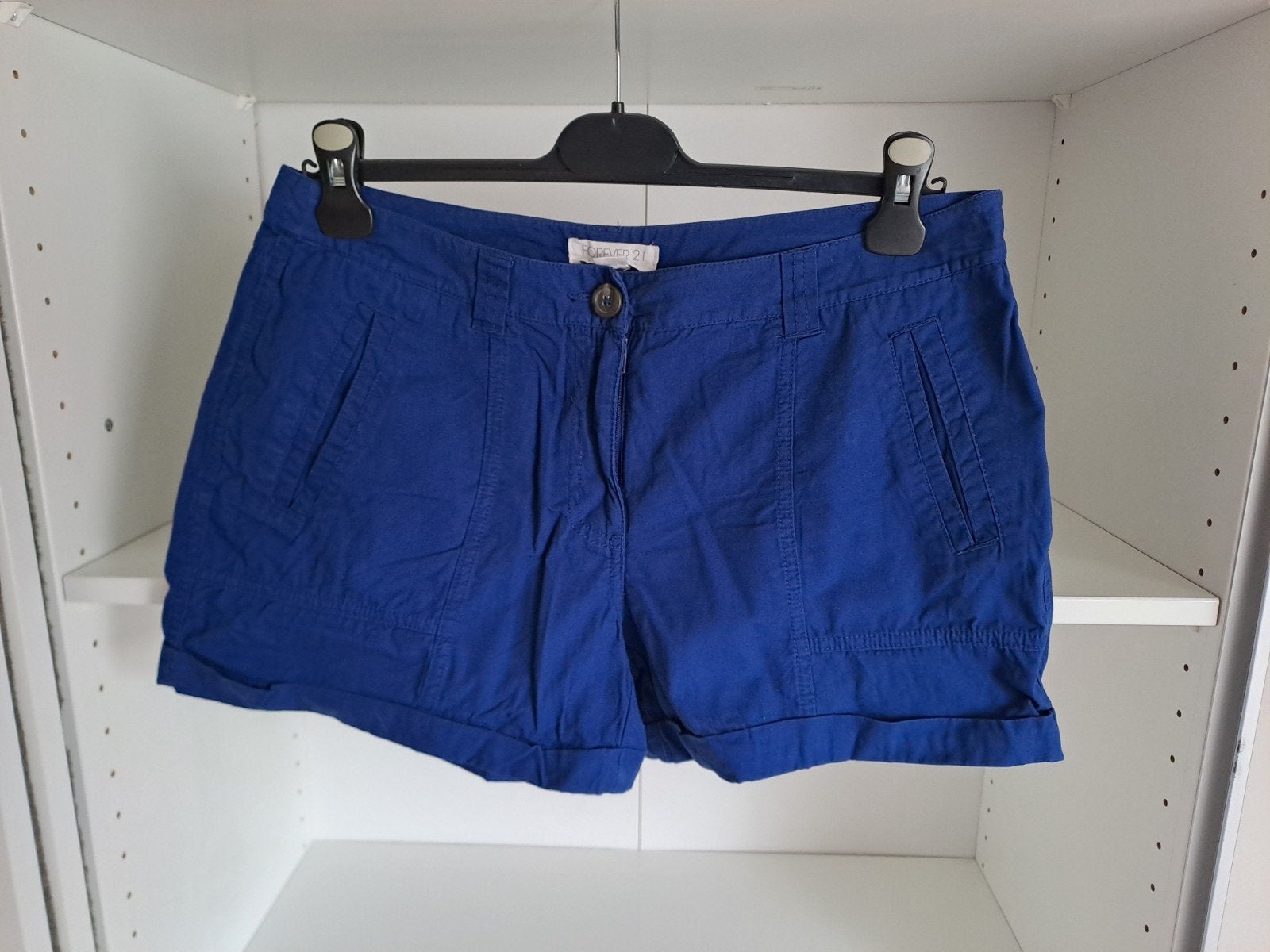 Mt 12/40 Blauwe short, Maat 38/40 (M), Kort, Blauw, Ophalen of Verzenden