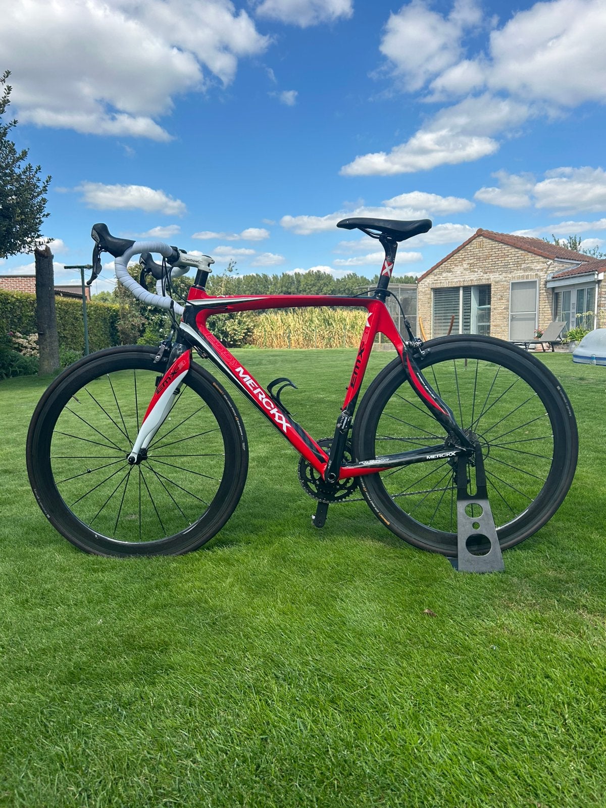 Full Carbon koersfiets Eddy Merckx EMX-3, Vélos & Vélomoteurs, Enlèvement, Comme neuf, Carbone