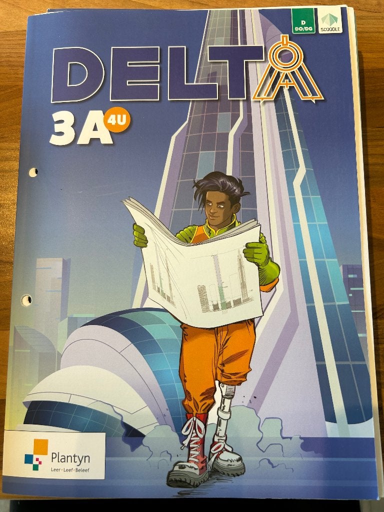 Delta 3 lwb deel A + Deel B doorstroomfinaliteit 4u, Boeken, Schoolboeken, Zo goed als nieuw, Wiskunde A, ASO, Ophalen