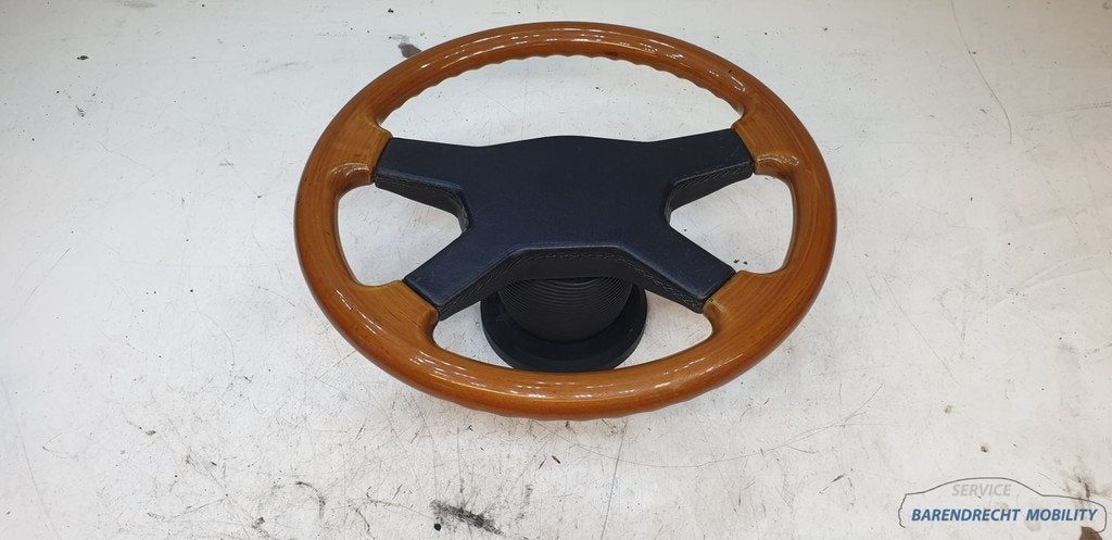 Retro Raid Houten sport stuur W201 W124 stuurnaaf 4DKBA70075, Auto-onderdelen, Interieur en Bekleding, Mercedes-Benz, Gebruikt