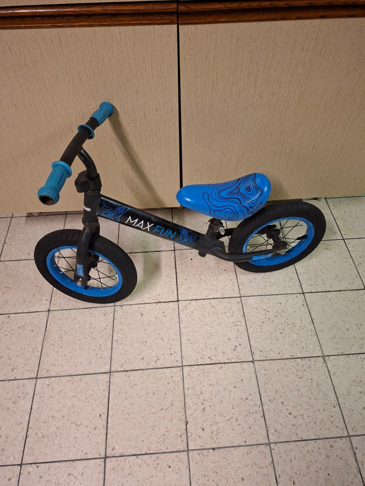 loopfietsje, Ophalen