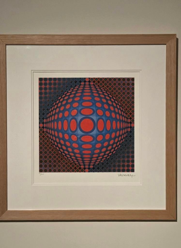 Serigrafie in kleur van Victor Vasarely, Enlèvement