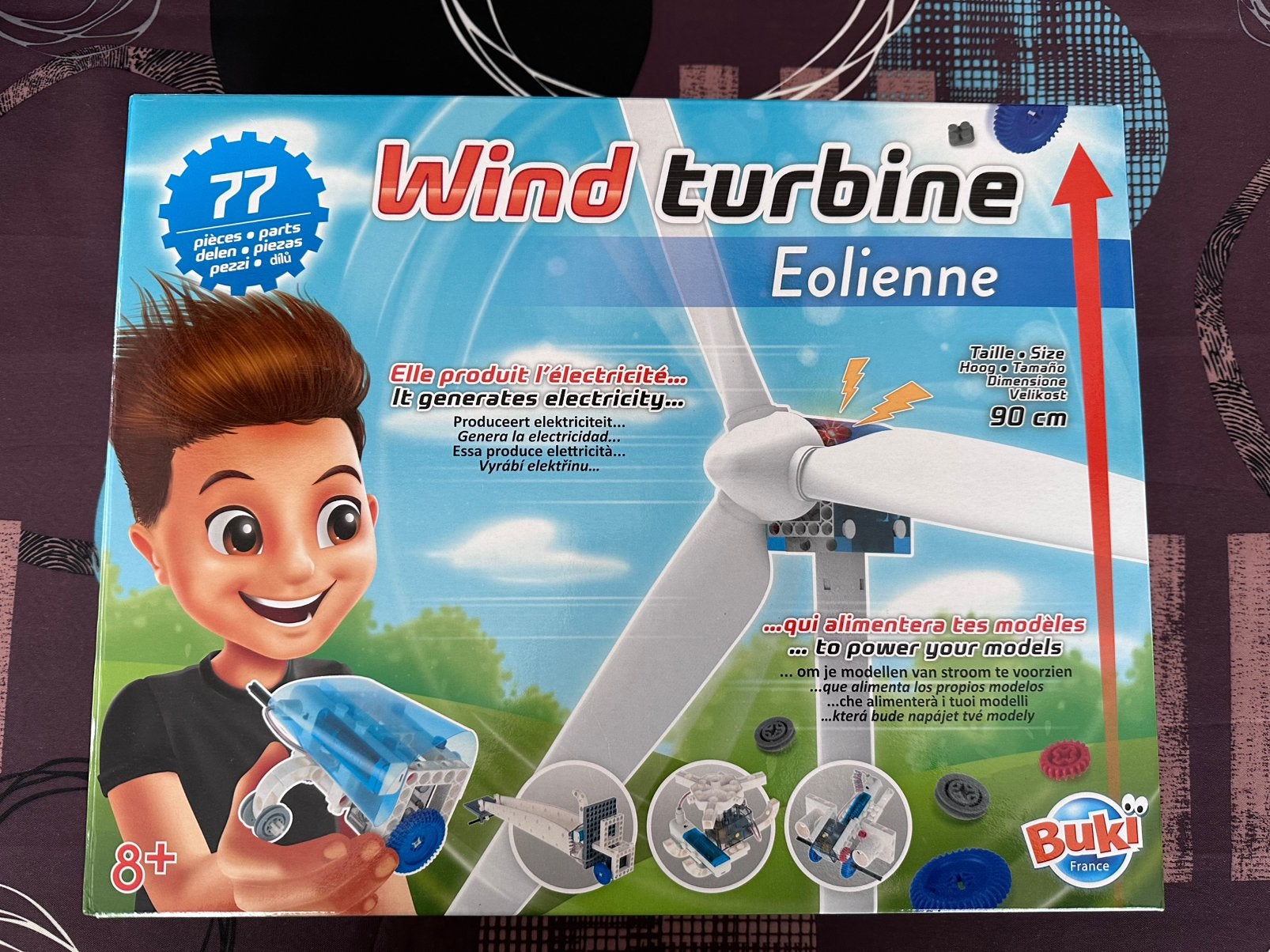 Buki France energie windmolen windturbine, Kinderen en Baby's, Speelgoed | Educatief en Creatief, Zo goed als nieuw, Bouwen, Ophalen of Verzenden