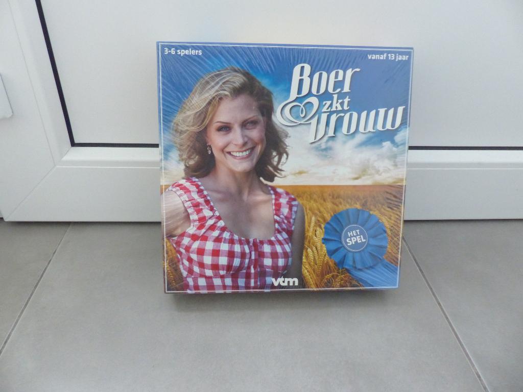 Bordspel Boer Zoekt Vrouw (in plastiek), Ophalen of Verzenden, Zo goed als nieuw
