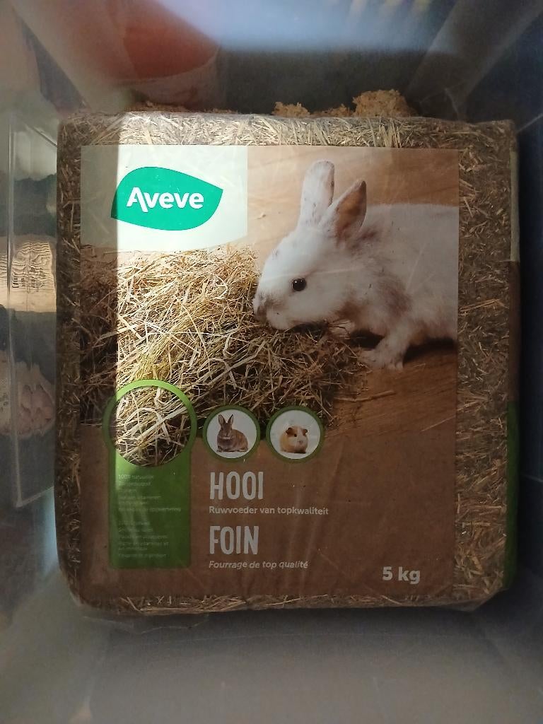 Hooi en stro konijn, Ophalen, Knaagdier of Konijn