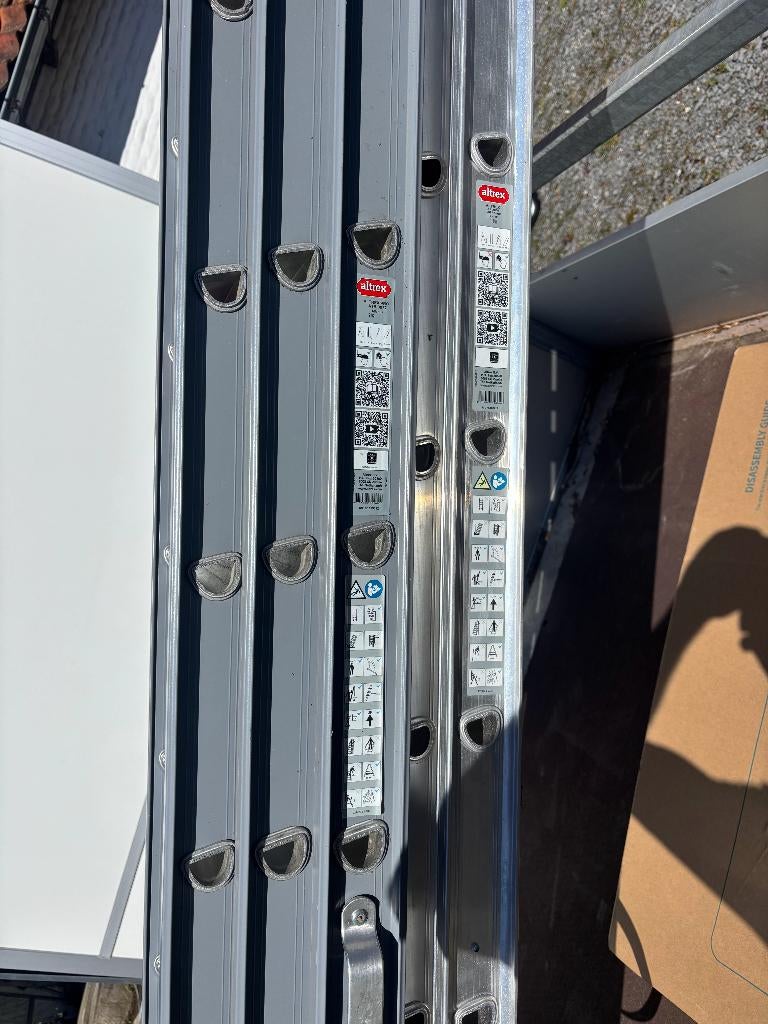 Altrex Pro Atlantis ladder 3x12, Ophalen, Zo goed als nieuw, Ladder, 4 meter of meer