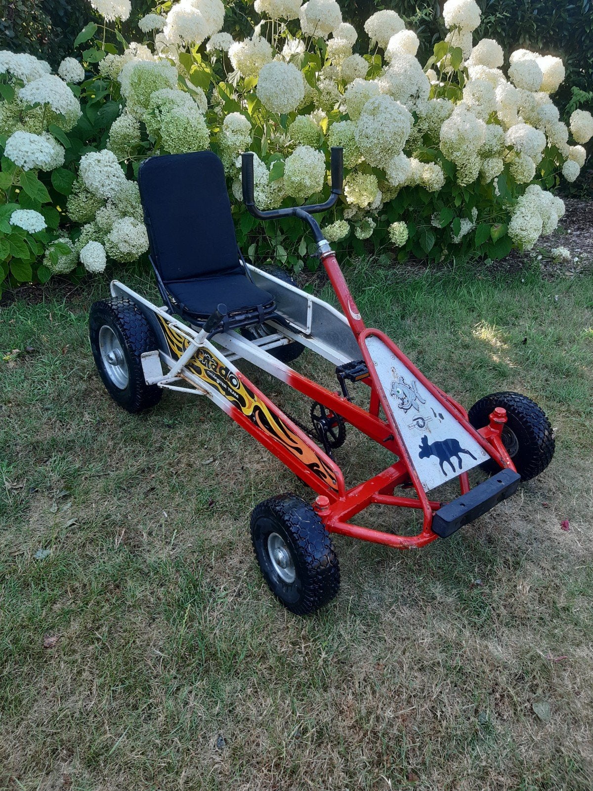 Gocart skelter dragster, Ophalen