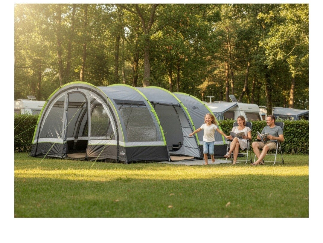 Obelink Lugano 6 XL Excellent CoolDark tente tunnel, Caravanes & Camping, Enlèvement
