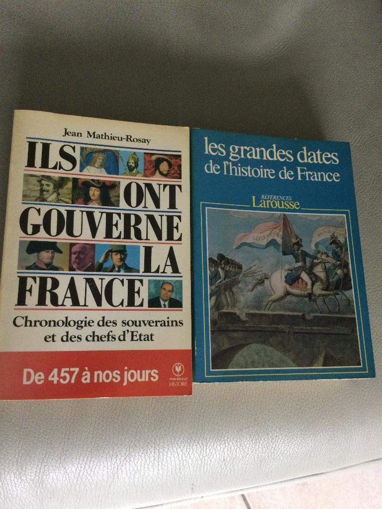 HISTOIRE DE FRANCE/ILS ONT GOUVERNE LA FRANCE, Enlèvement ou Envoi, JEAN MATHIEU ROSAY/LAROUSSE