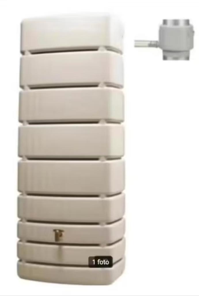 regenton 500L beige SLIM, Tuin en Terras, Ophalen, Gebruikt