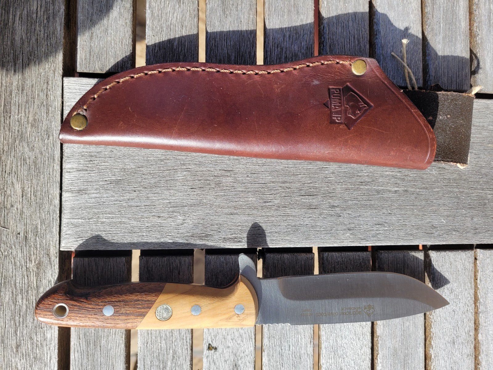 Couteau de camping Puma Jagdnicker 809055, Enlèvement ou Envoi, Comme neuf