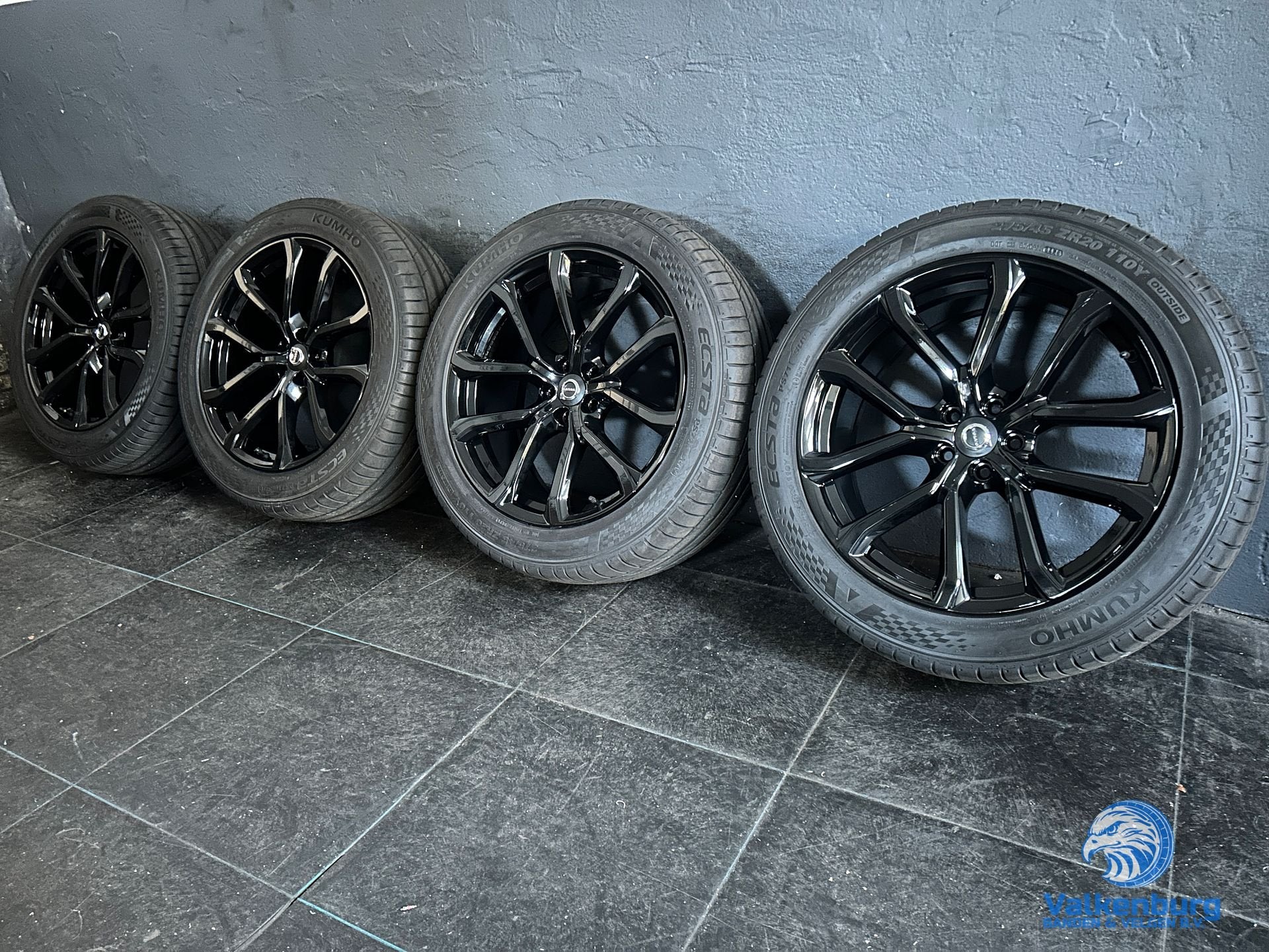 Nieuwe originele Volvo XC90 5 Spoke Black R Design 20 inch z, Auto-onderdelen, Gebruikt, -, 275 mm, -