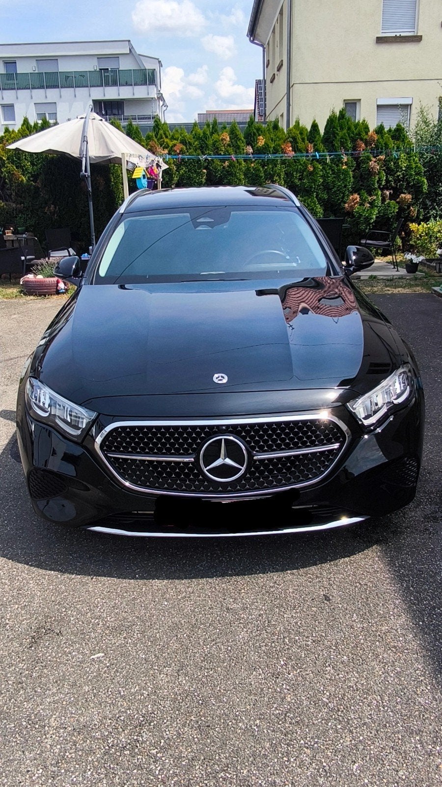 MERCEDES E 220 -2024 - in nieuwestaat!, Auto's, Automaat, Dealer onderhouden, Leder en Stof, Zwart