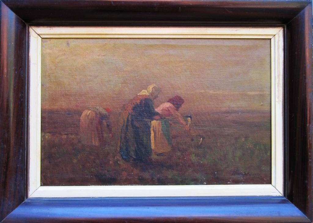 FERENC KRUPKA PAYSAGE CHAMPETRE ANIME TRAVAUX DES CHAMPS, Enlèvement