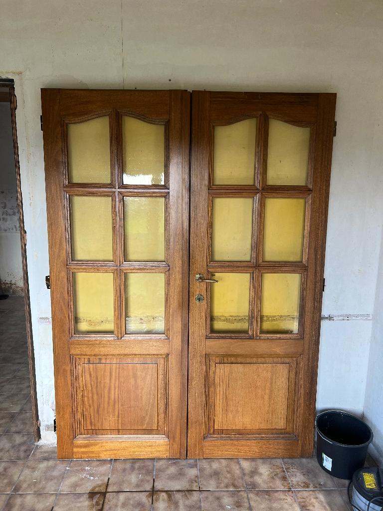 Dubbele + enkele deur, Ophalen, 80 tot 100 cm, Binnendeur, Minder dan 200 cm